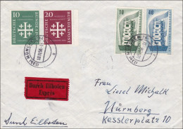 Eilbotenbrief Von München Nach Nürnberg 1956 - Lettres & Documents