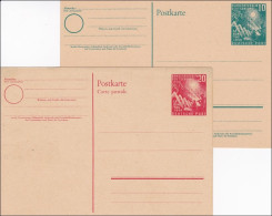 Ganzsache: Postkarte PSo1 Und PSo2 - Autres & Non Classés