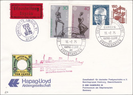 Ganzsache:  Brief Deutsche Schiffspost 1975 Hapag-Lloyd - Briefe U. Dokumente