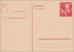 Ganzsache PS02, Ungebraucht 1. Bundestag 1949 - Autres & Non Classés