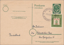 Ganzsache:  Antwortkarte Aus Dubrovniknach Gelsenkirchen 1953 - Lettres & Documents