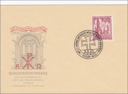 Brief 1953 Als FDC Kaiser-Wilhelm Gedächtniskirche - Cartas & Documentos