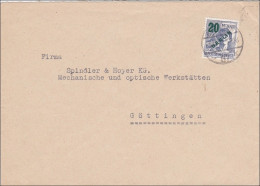Brief Nach Göttingen - Brieven En Documenten