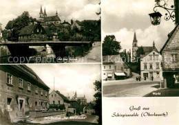 72643946 Schirgiswalde Partie An Der Spree Markt Kirche HO Gasthof Zur Weintraub - Other & Unclassified