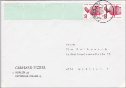 Brief 1979 Nach Willich Mit Rollenendstreifen - Lettres & Documents