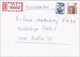 Einschreiben Innerhalb Von Berlin 1990 - Lettres & Documents
