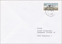 Brief Berlin 1987 Nach Bruchsal - 80 Automatenmarke - Brieven En Documenten
