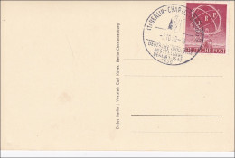 Ansichtskarte 1950 Funkturm /Messehalle Mit Sonderstempel Industrie Ausstellung - Storia Postale