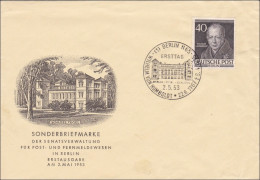 FDC Wilhelm Von Humbolt 1953 - Briefe U. Dokumente