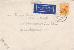 Luftpost 1949 Nach Niedernhausen - Briefe U. Dokumente