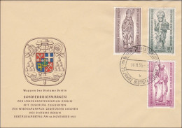 FDC 25 Jahre Bistum Berlin 1955 - Brieven En Documenten