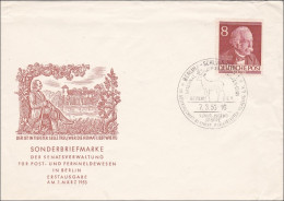 FDC 1953 Philatelisten  Hirsch Im Sonderstempel - Storia Postale