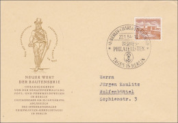 FDC Bautenserie 1954 - Berufs-Philatelisten Tage In Berlin - Storia Postale