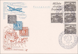 1949: 100 Jahre Deutsche Briefmarken Wilmersdorf Jubiläum - Storia Postale