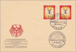 FDC Bundestagssitzung In Berlin 1955 - Cartas & Documentos