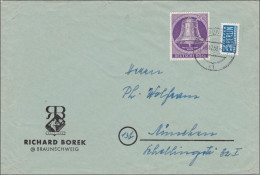 Brief Von Braunschweig Nach München 1953 - Storia Postale