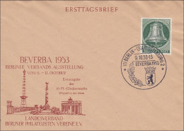BeVerBa 1953 - Sonderstempel - Brieven En Documenten