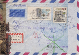 Luftpost Einschreiben Von Berlin Nach Ecuador - Storia Postale