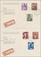 DDR:  2x Eubscgreubeb Johnsdorf über Zittau 1956 Nach Bremen - Lettres & Documents