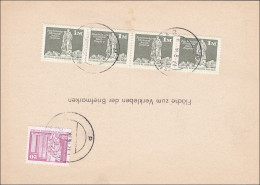 DDR:  Antwortpostkarte Als Postsache Jena - Brieven En Documenten