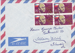 DDR:  1974: Luftpostbrief Aus Berlin Nach Zürich - Cartas & Documentos