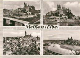 72643864 Meissen Elbe Sachsen Elbbruecke Burgberg Dom Albrechtsburg Meissen - Meissen