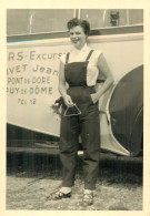 Photographie Femme Chauffeur Devant Son Car De PONT DE DORE - Unclassified