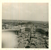 PHOTO Souvenir Vue Du Ahut De Ka Basilique Place St-Pierre Italie En 1964 - Ohne Zuordnung