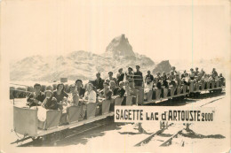 Photographie De L'arrivée Par Le Petit Train à 2000m SAGETTE LAC D'ARTOUSTE - Zonder Classificatie