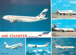 Avions ; Flotte Utilisée Par AIR CHARTER Filiale Dair France  Et AIR INTER - Werbepostkarten