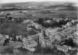 MONTFAUCON Du VELAY . Vue Aérienne Sur Le Centre Du Bourg . - Montfaucon En Velay