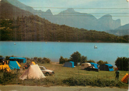 CORPS . Le Camping . Le Lac Du Sautet Et La Chaine Du Dévoluy . - Corps