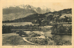 LAFFREY . La Statue De Napoléon . Le Lac Et Les Alpes . - Laffrey