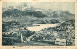 CORPS . Vue D'ensemble Du Pont Du Barrage Et Du Lac Du Sautet . Mt Chaillot .  - Corps