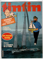 TINTIN N° 307 .  Haddock Raconte TABARLY . Poster TETFOL . … - Tintin