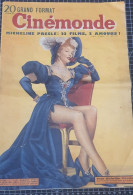 Cinémonde Grand Format Février 1949 MICHELINE PRESLE , ANN BAXTER (voir Descirptif Et Photos) - Kino/Fernsehen