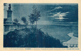 DOMME . Panorama Des Grands Rochers De La Barre CLAIR DE LUNE - Domme