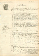 Bail à Ferme En 1878 CHEYNET Notaire à Meysse Pour Alexandre MAYNARD … - Manuskripte