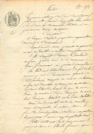 Vente En 1869 Notaire Lèbre à Rochemaure Mr Coulaud … - Manuscrits
