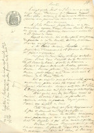 Vente En 1892 ; Notaire Lèbre à Rohcemaure. Mr FROMENT … - Manuskripte