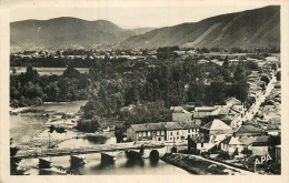 MONTREJEAU . Vue Sur La Garonne Et Avenue De Polignan - Montréjeau