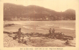 SAINT CYR SUR MER .  Plage De La Madrague CP Animée - Saint-Cyr-sur-Mer