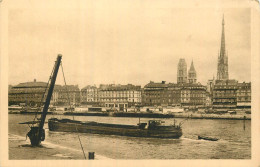 ROUEN .  Les Quais Et La Cathédrale . - Rouen