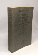 Précis De Droit Criminel / Petits Précis Dalloz - 3e édition - Droit