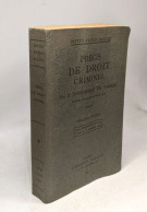 Précis De Droit Criminel / Petits Précis Dalloz - 3e édition - Recht