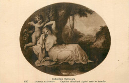 Collection Nationale . Cupidon Attachant Aglaé Avec Un Laurier . ANGELICA KAUFFMANN - Schilderijen