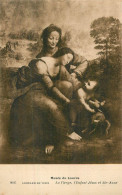 Musée Du LOUVRE . La VIERGE LeNFANT Jésus Et Ste-Anne . Léonard De Vinci - Schilderijen