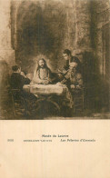 Musée Du LOUVRE . Les Pélerins D'Emmaüs .  REMBRANDT - Malerei & Gemälde