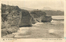 SAINT JEAN DE LUZ .  Les Falaises Vers La Pointe Ste-Barbe - Saint Jean De Luz