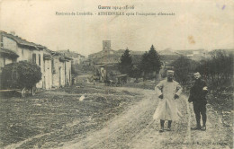 ATHIENVILLE Après L'occupation Allemande . Environs De LUNEVILLE .  GUERRE 1914-15-16 . CPA Animée - Sonstige & Ohne Zuordnung